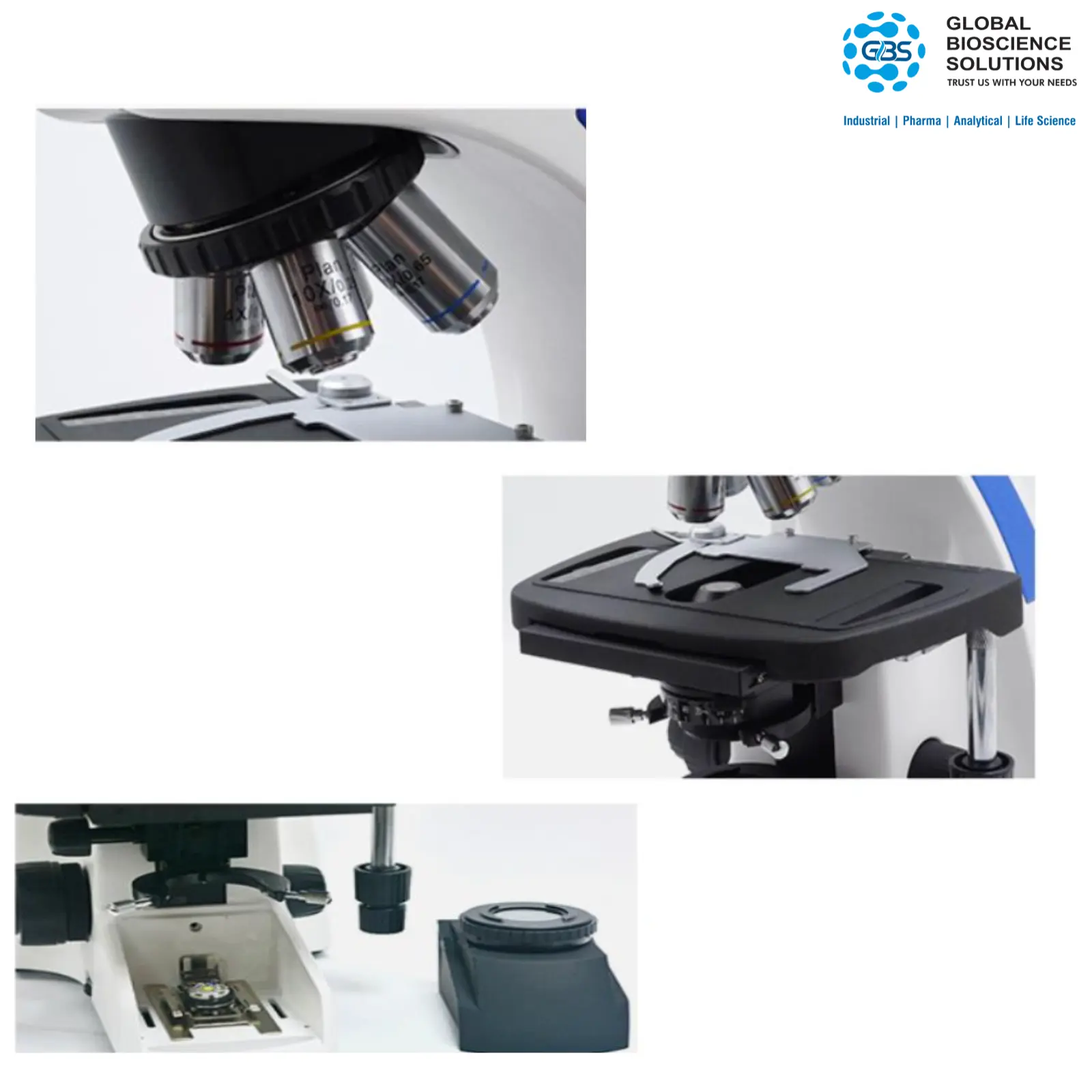 Olympus LED SLV-23 Trinocular Head View