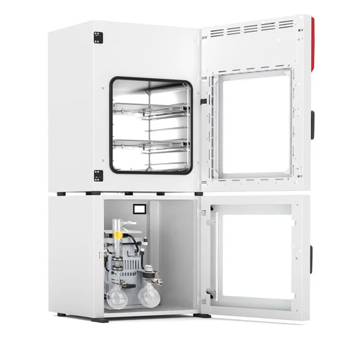 BINDER VDL 115 vacuum drying chamber with pump module open