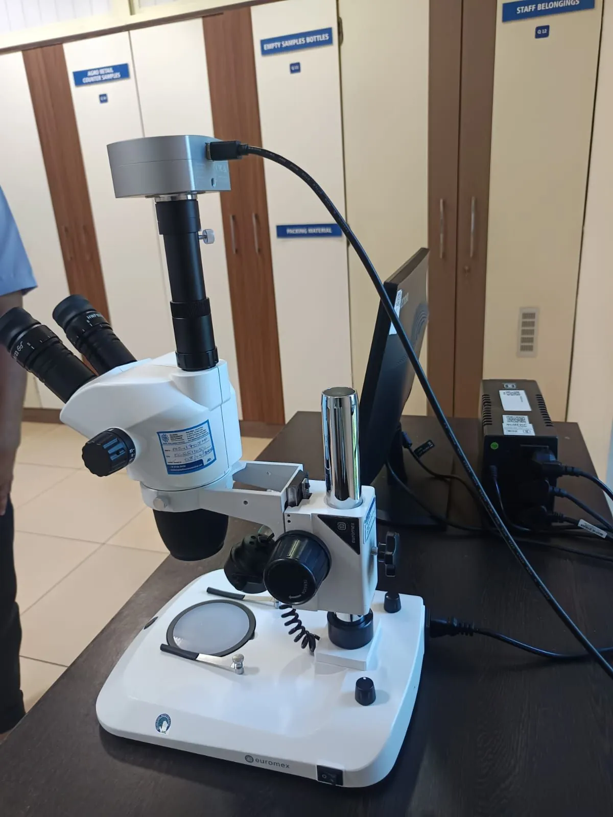 Euromex Nexius Zoom Stereo Microscope installation at Janatha Fish Meal Oil Products Kota Udupi Karnataka by GBS