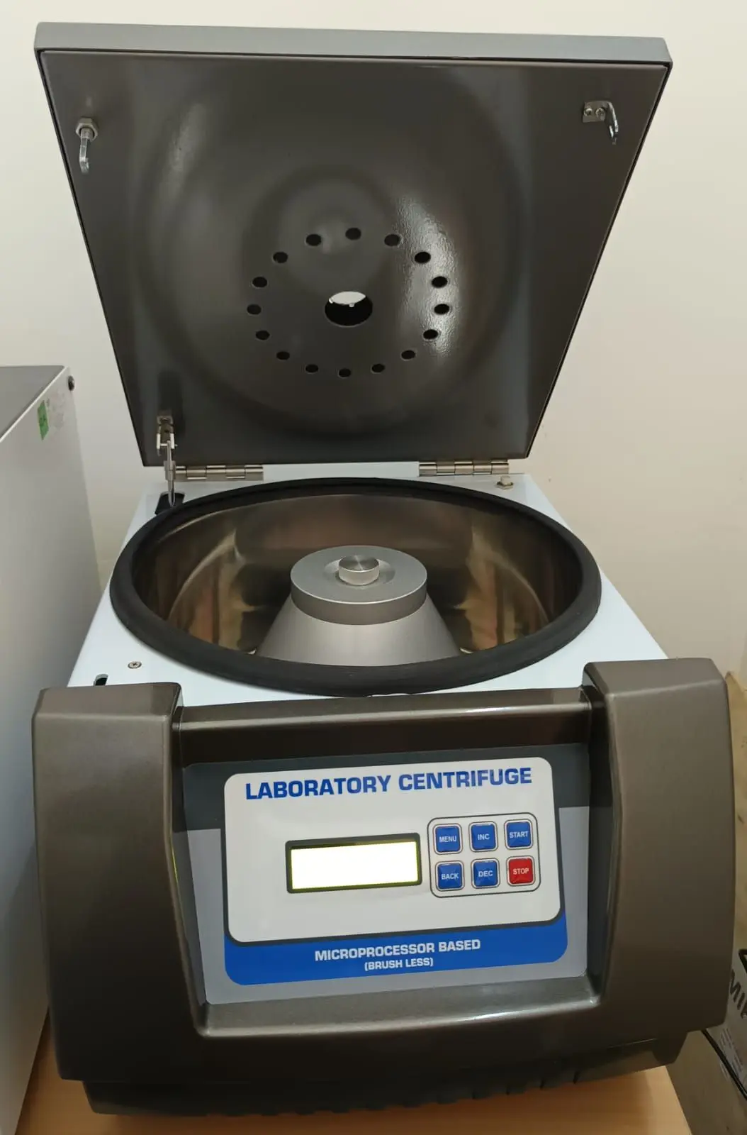 Laboratory centrifuge installation at IISc Bangalore MSc Chemistry Lab — Global Bioscience Solutions GBS