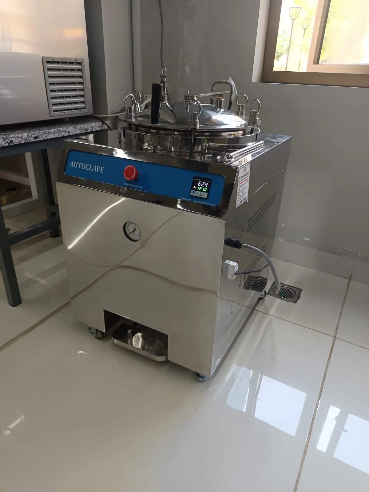 Research lab autoclave installation Bangalore MAHE MIT university GBS India